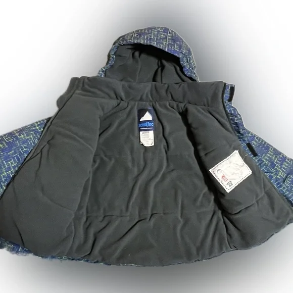 ICEBURG | 3T | Toddler | boys/girls | Winter Coat | Blue Greenish yellow - Picture 2 of 7